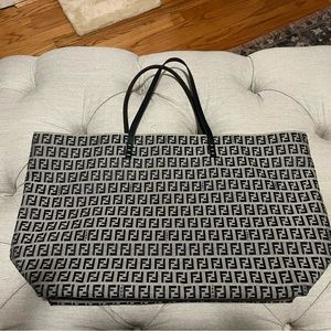 Fendi Logo Tote